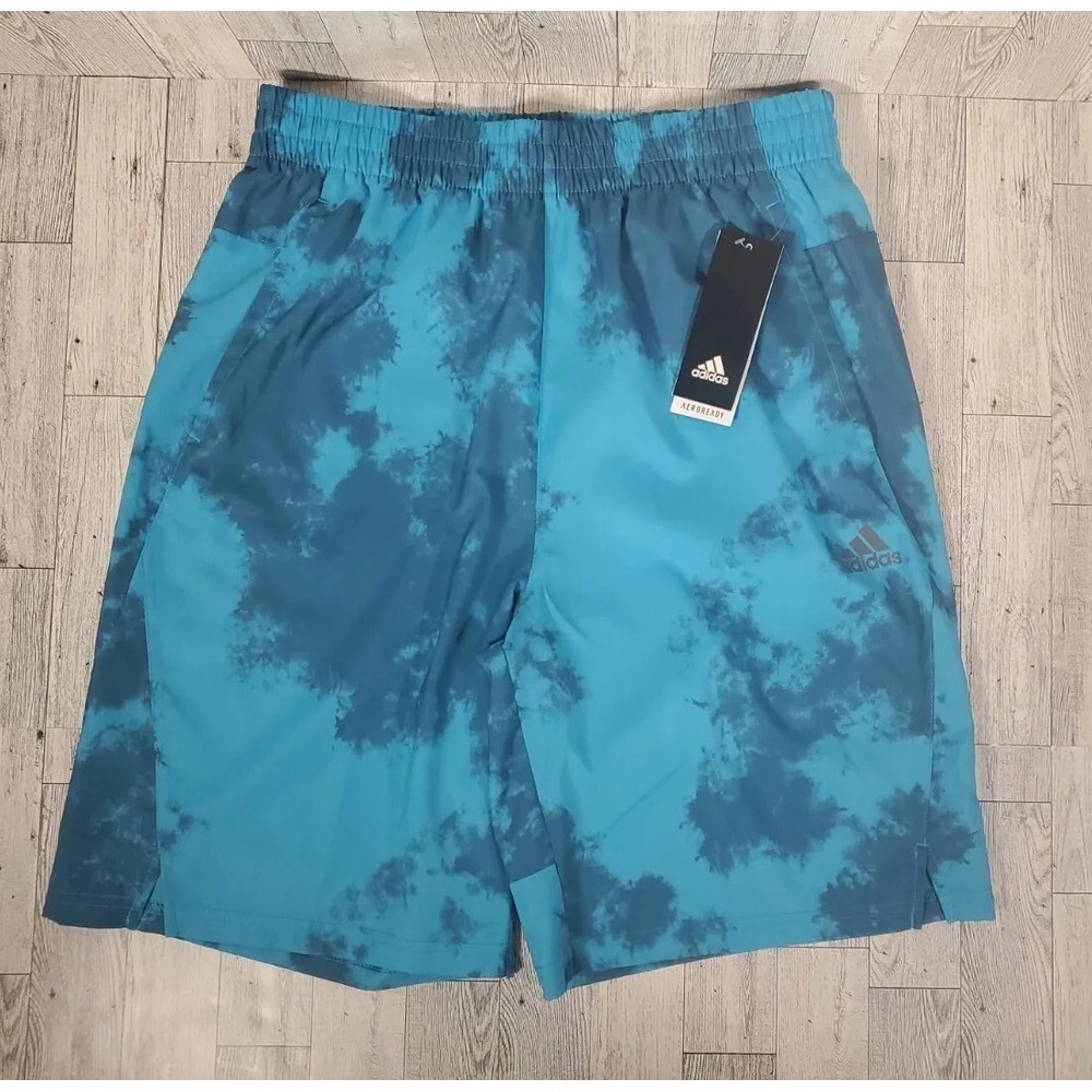Adidas Shorts 18-20 Boys Youth Sky Rush Blue Axis Size Athletic Training NEW